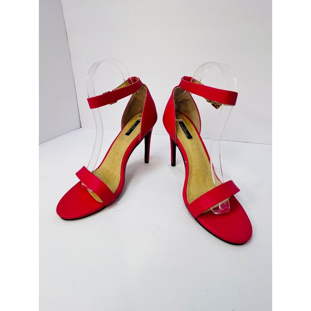 Daily Shoes Hot Pink 8.5 Open Toe Ankle Strap High Heel Sandals Bold Elegant